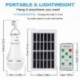 Flyhoom Solar Light Bulb Outdoor with Remote, 4 Light Modes, for Indoor, Power Outage, Hurricane, No Electricity Areas